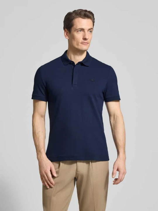 Zdjęcie produktu Koszulka polo o kroju regular fit z mieszanki bawełny Lacoste Granatowy