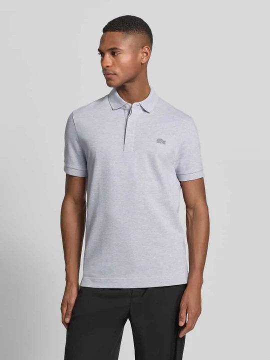 Zdjęcie produktu Koszulka polo o kroju regular fit z mieszanki bawełny Lacoste Jasnoszary