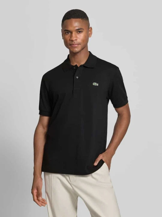 Zdjęcie produktu Koszulka polo o kroju regular fit z mieszanki bawełny Lacoste Czarny