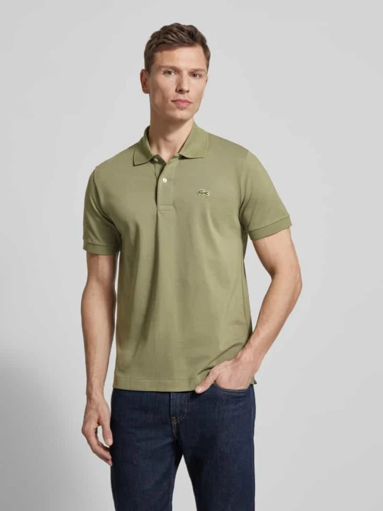Zdjęcie produktu Koszulka polo o kroju regular fit z mieszanki bawełny Lacoste Khaki