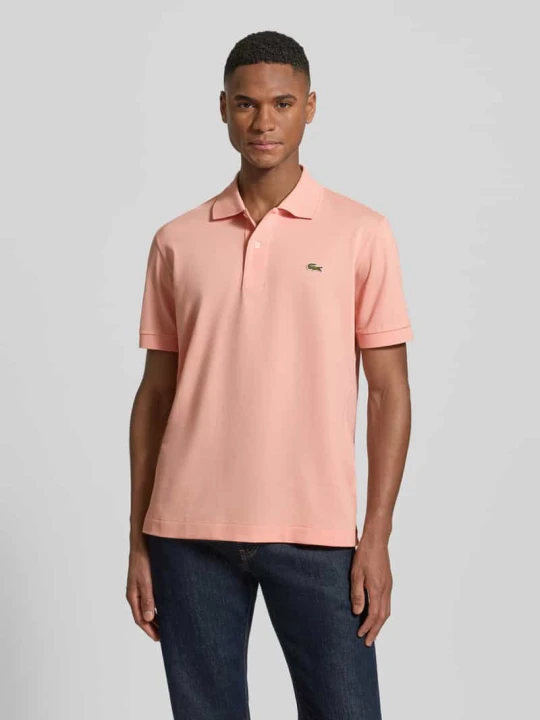 Zdjęcie produktu Koszulka polo o kroju regular fit z mieszanki bawełny Lacoste Brudnoróżowy