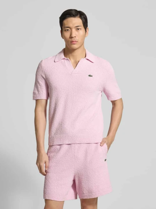 Zdjęcie produktu Koszulka polo o kroju regular fit z mieszanki bawełny Lacoste Różowy