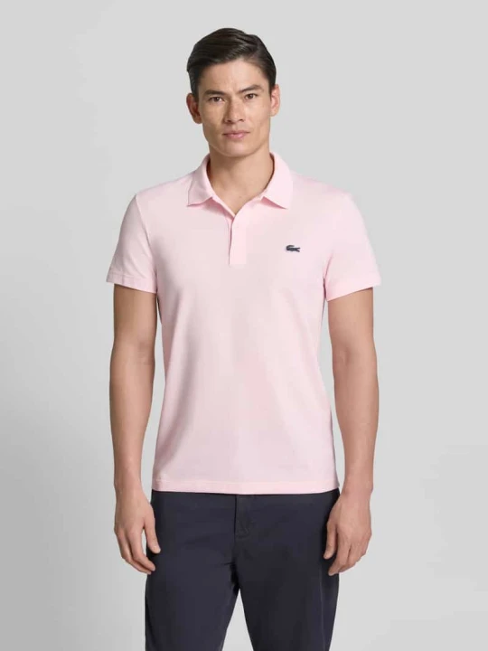 Zdjęcie produktu Koszulka polo o kroju regular fit z mieszanki bawełny Lacoste Jasnoróżowy