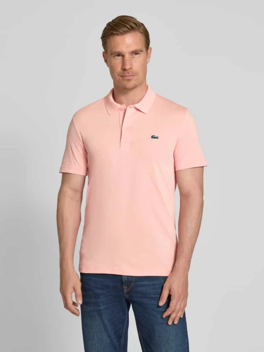 Zdjęcie produktu Koszulka polo o kroju regular fit z mieszanki bawełny Lacoste Brudnoróżowy