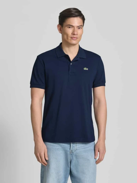 Zdjęcie produktu Koszulka polo o kroju regular fit z mieszanki bawełny Lacoste Ciemnoniebieski