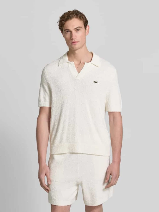 Zdjęcie produktu Koszulka polo o kroju regular fit z mieszanki bawełny Lacoste Złamany biały