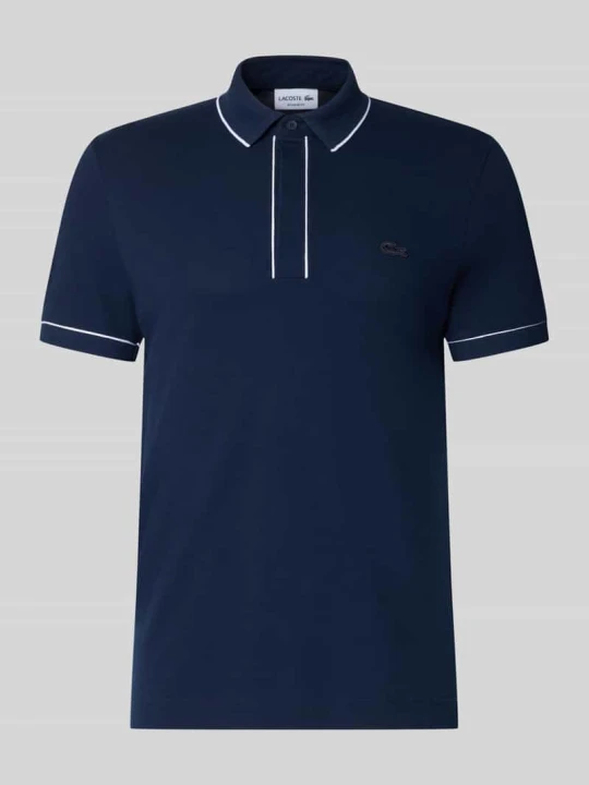 Zdjęcie produktu Koszulka polo o kroju regular fit z mieszanki bawełny Lacoste Granatowy