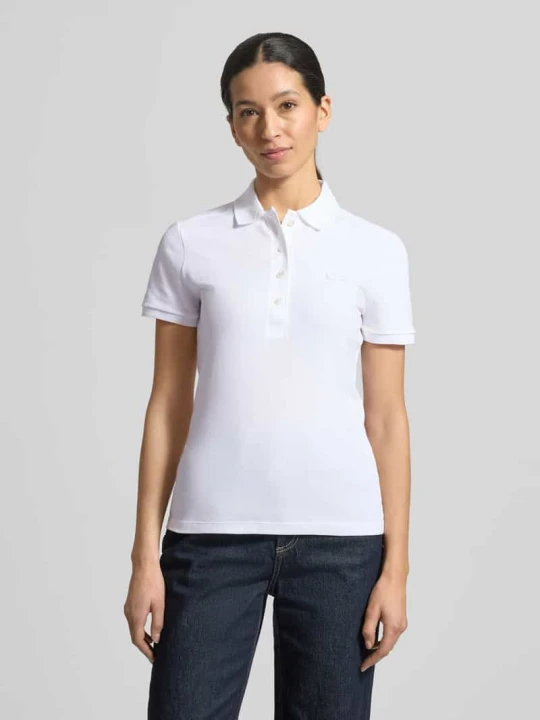 Zdjęcie produktu Koszulka polo o kroju regular fit z mieszanki bawełny Lacoste Biały