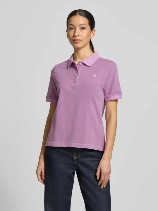 Zdjęcie produktu Koszulka polo o kroju regular fit z mieszanki bawełny Marc O'Polo Purpurowy