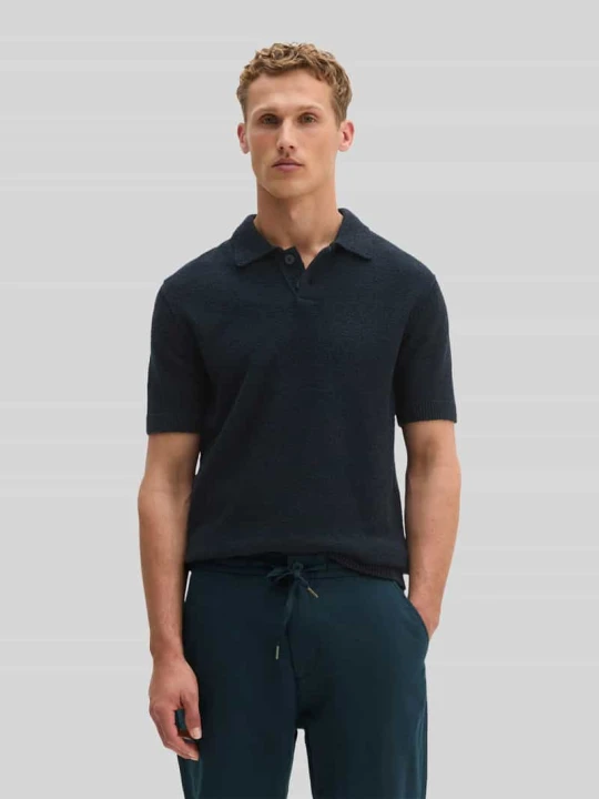 Zdjęcie produktu Koszulka polo o kroju regular fit z mieszanki bawełny Marc O'Polo Granatowy