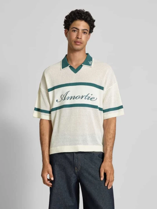Zdjęcie produktu Koszulka polo o kroju regular fit z mieszanki bawełny model 'ACE LIFE' Only & Sons Zielony