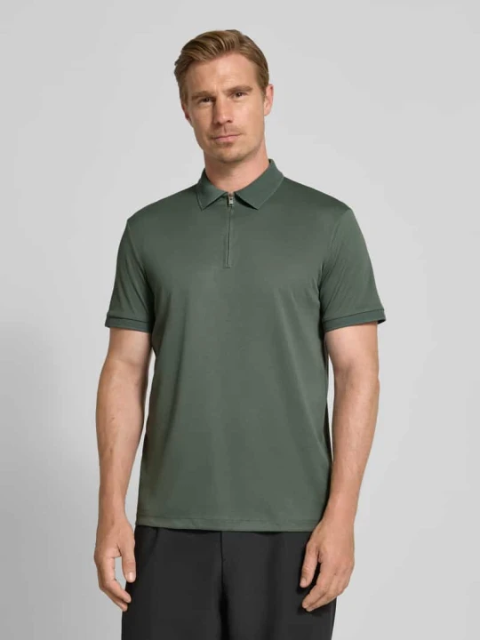 Zdjęcie produktu Koszulka polo o kroju regular fit z mieszanki bawełny model ‘FAVE’ Selected Homme Jasnozielony