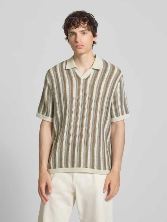 Zdjęcie produktu Koszulka polo o kroju regular fit z mieszanki bawełny model 'THUE' Only & Sons Jasnobrązowy