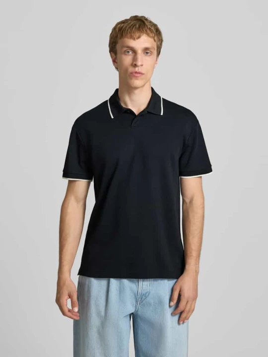 Zdjęcie produktu Koszulka polo o kroju regular fit z mieszanki bawełny model 'TOMON' Only & Sons Czarny