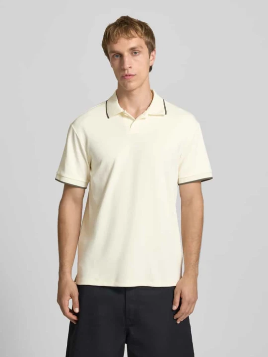 Zdjęcie produktu Koszulka polo o kroju regular fit z mieszanki bawełny model 'TOMON' Only & Sons Złamany biały