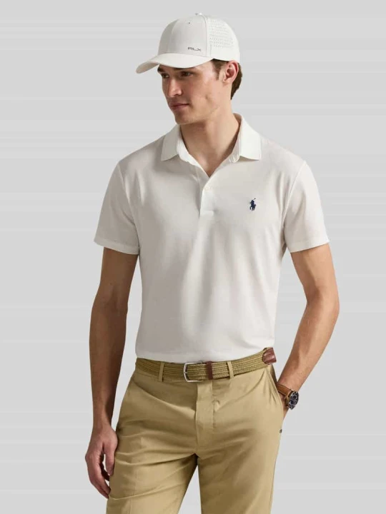 Zdjęcie produktu Koszulka polo o kroju regular fit z mieszanki bawełny model 'TOUR PIQUE' Polo Ralph Lauren Złamany biały