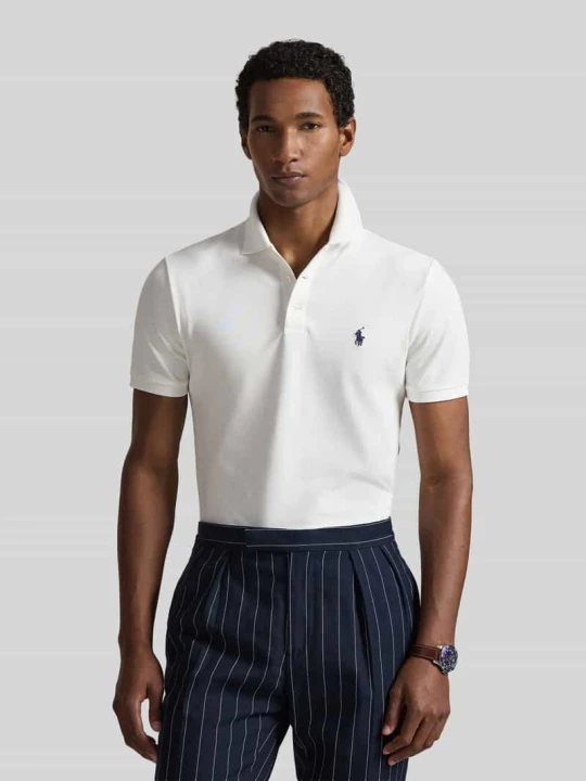 Zdjęcie produktu Koszulka polo o kroju regular fit z mieszanki bawełny Polo Ralph Lauren Biały