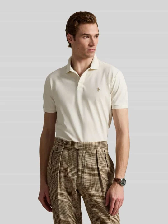 Zdjęcie produktu Koszulka polo o kroju regular fit z mieszanki bawełny Polo Ralph Lauren Złamany biały