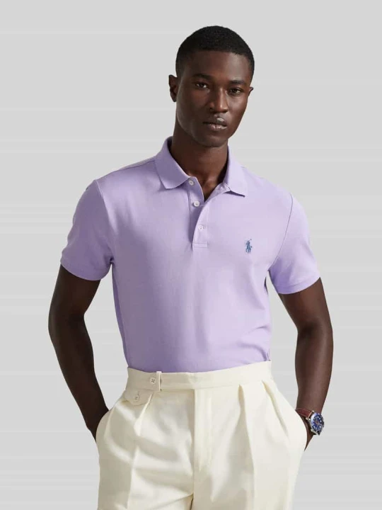 Zdjęcie produktu Koszulka polo o kroju regular fit z mieszanki bawełny Polo Ralph Lauren Jasnofioletowy