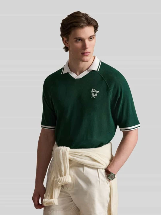 Zdjęcie produktu Koszulka polo o kroju regular fit z mieszanki bawełny Polo Ralph Lauren Zielony