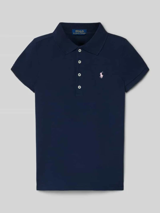 Zdjęcie produktu Koszulka polo w kroju regular fit z Mieszanka bawełny Polo Ralph Lauren Granatowy