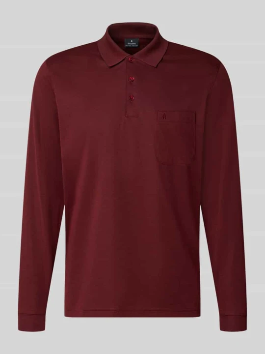 Zdjęcie produktu koszulka polo o kroju regular fit z mieszanki bawełny RAGMAN Bordowy