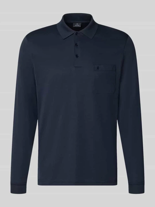 Zdjęcie produktu koszulka polo o kroju regular fit z mieszanki bawełny RAGMAN Granatowy