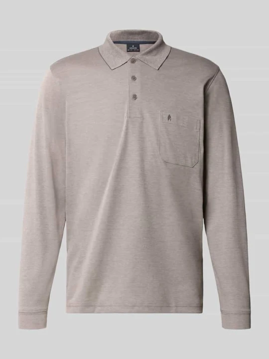 Zdjęcie produktu koszulka polo o kroju regular fit z mieszanki bawełny RAGMAN Srebrny