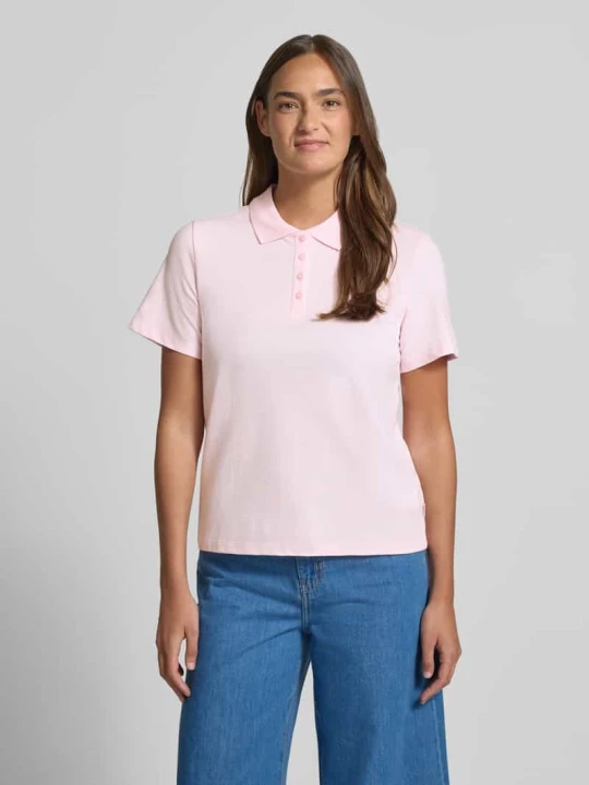 Zdjęcie produktu Koszulka polo o kroju regular fit z mieszanki bawełny s.Oliver Różowy