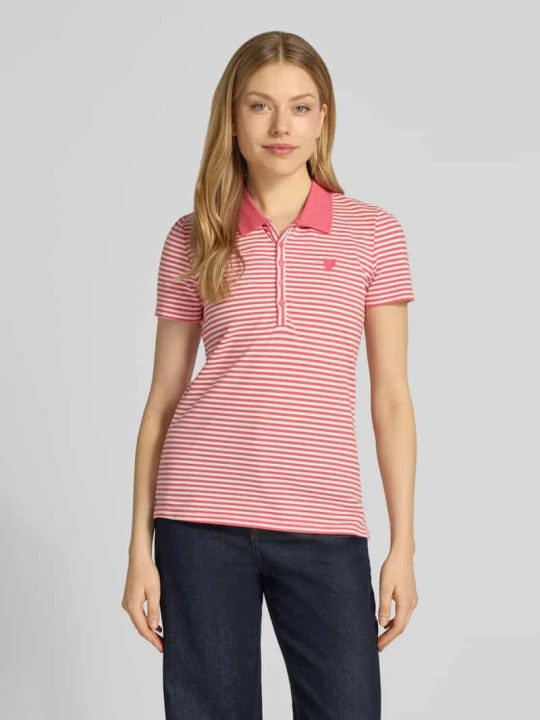 Zdjęcie produktu Koszulka polo o kroju regular fit z mieszanki bawełny Tom Tailor Koralowy