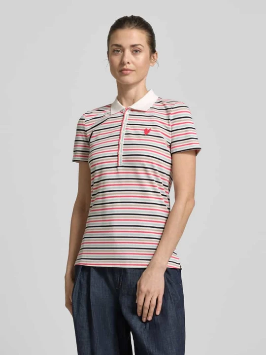 Zdjęcie produktu Koszulka polo o kroju regular fit z mieszanki bawełny Tom Tailor Jasnoczerwony
