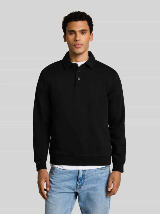 Zdjęcie produktu Koszulka polo o kroju regular fit z mieszanki bawełny Tom Tailor Czarny