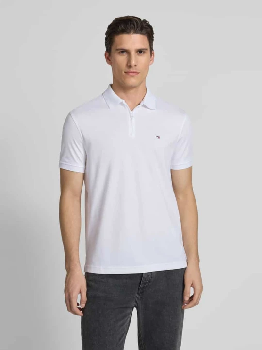 Zdjęcie produktu Koszulka polo o kroju regular fit z mieszanki bawełny Tommy Hilfiger Biały