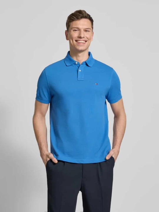 Zdjęcie produktu Koszulka polo o kroju regular fit z mieszanki bawełny Tommy Hilfiger Królewski niebieski