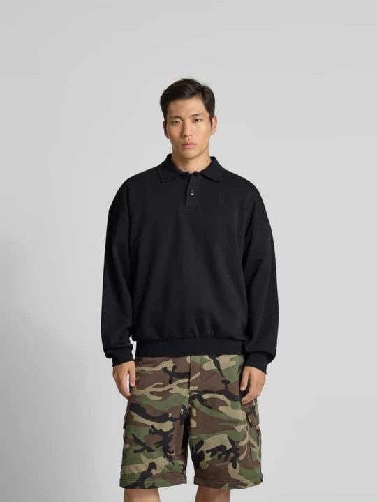 Zdjęcie produktu Koszulka polo o kroju regular fit z mieszanki bawełny Vetements Czarny