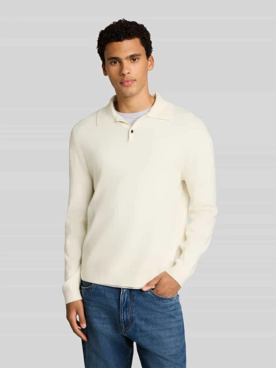 Zdjęcie produktu Koszulka polo o kroju regular fit z mieszanki wiskozy Tom Tailor Złamany biały