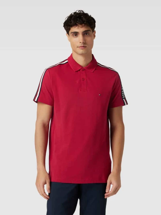 Zdjęcie produktu Koszulka polo o kroju regular fit z paskami w kontrastowym kolorze Tommy Hilfiger