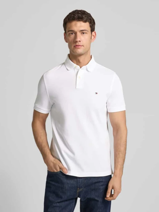 Zdjęcie produktu Koszulka polo o kroju regular fit z piki Tommy Hilfiger Biały