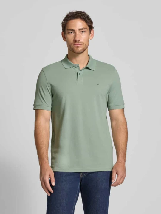 Zdjęcie produktu Koszulka polo o kroju regular fit z wyhaftowanym logo Christian Berg Trzcinowy