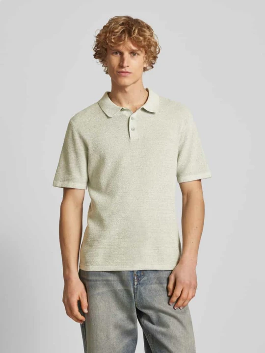 Zdjęcie produktu Koszulka polo o kroju regular fit z wyhaftowanym logo model ‘GEORGE’ Jack&Jones Miętowy melanż