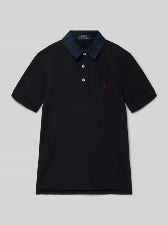 Zdjęcie produktu Koszulka polo o kroju regular fit z wyhaftowanym logo Polo Ralph Lauren Czarny