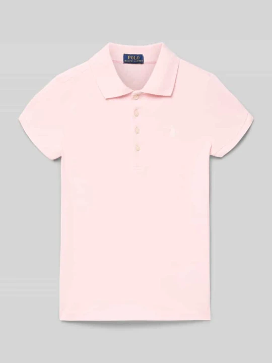 Zdjęcie produktu Koszulka polo o kroju regular fit z wyhaftowanym logo Polo Ralph Lauren Różowy