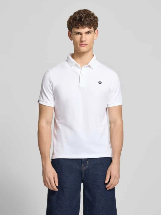 Zdjęcie produktu koszulka polo o kroju regular fit z wyhaftowanym logo Superdry Biały