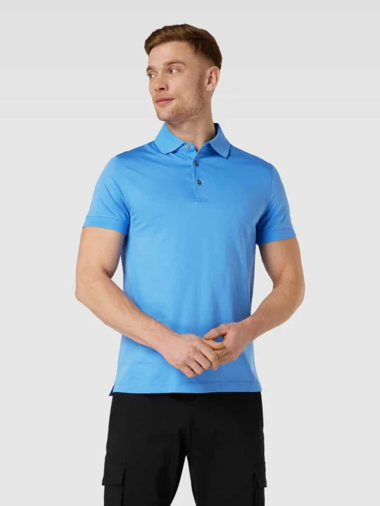 Zdjęcie produktu Koszulka polo o kroju regular fit z wyhaftowanym logo Tommy Hilfiger Niebieski