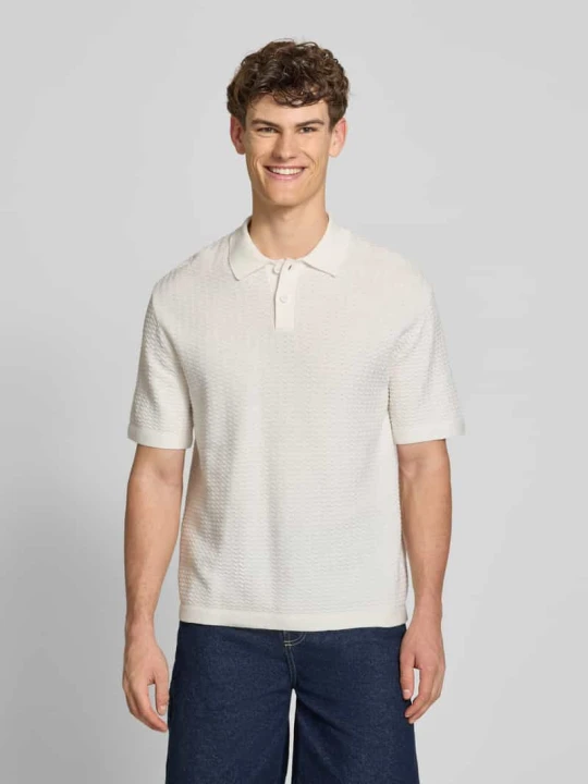 Zdjęcie produktu Koszulka polo o kroju relaxed fit model 'FERDINAND' Redefined Rebel Biały