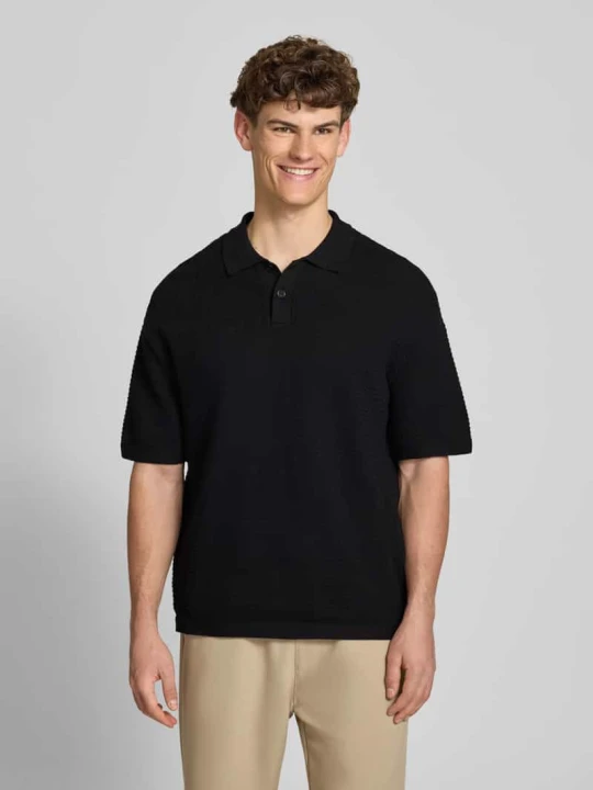 Zdjęcie produktu Koszulka polo o kroju relaxed fit model 'FERDINAND' Redefined Rebel Czarny