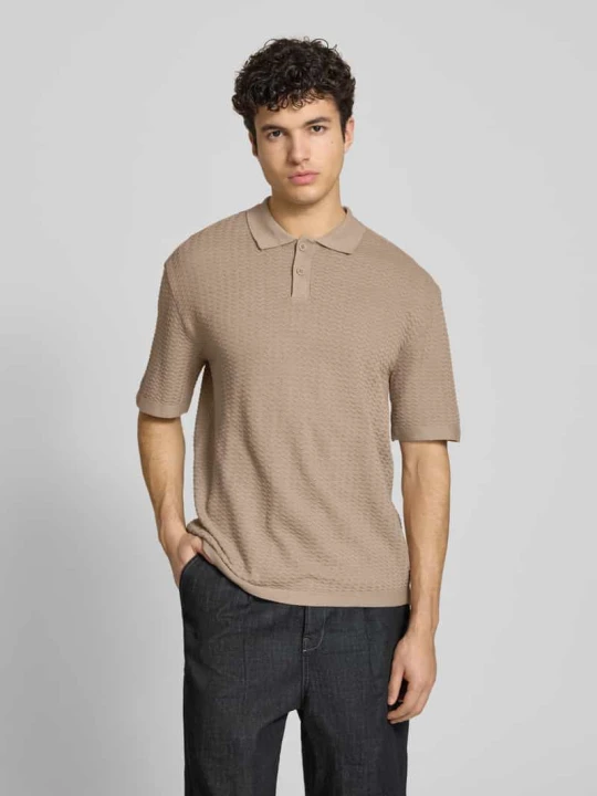 Zdjęcie produktu Koszulka polo o kroju relaxed fit model 'FERDINAND' Redefined Rebel Beżowy