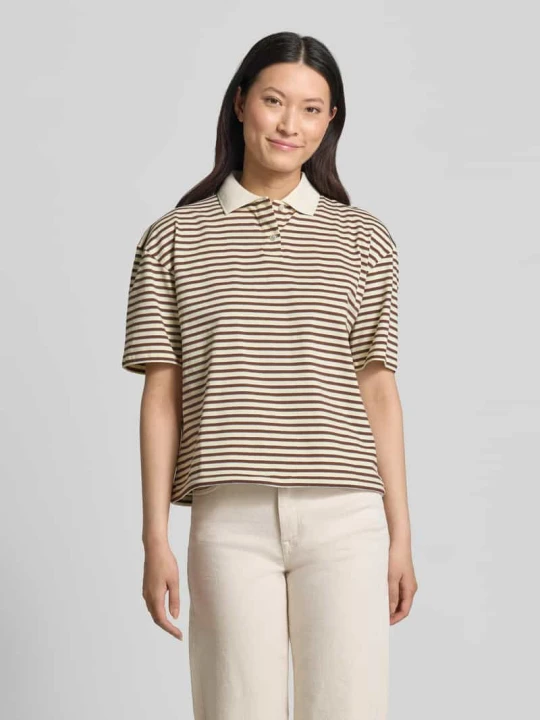 Zdjęcie produktu Koszulka polo o kroju relaxed fit we wzorze na całej powierzchni Rich & Royal Jasnożółty