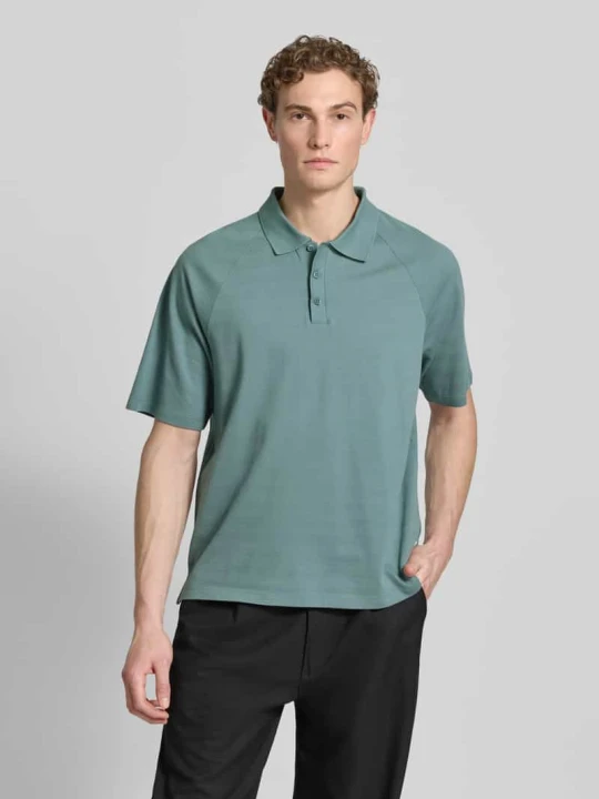 Zdjęcie produktu Koszulka polo o kroju relaxed fit z czystej bawełny Calvin Klein Średnioszary