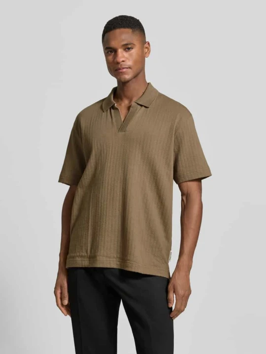 Zdjęcie produktu Koszulka polo o kroju relaxed fit z czystej bawełny Marc O'Polo Jasnobrązowy